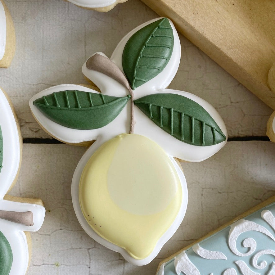 Lemon with Leaf Cookie Cutter