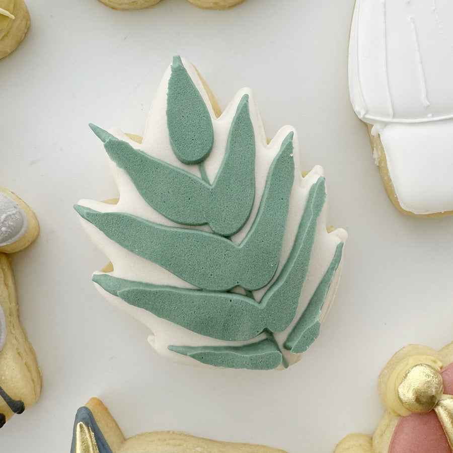 Nativity Palm Leaf Cookie Cutter STL File for 3D Printing