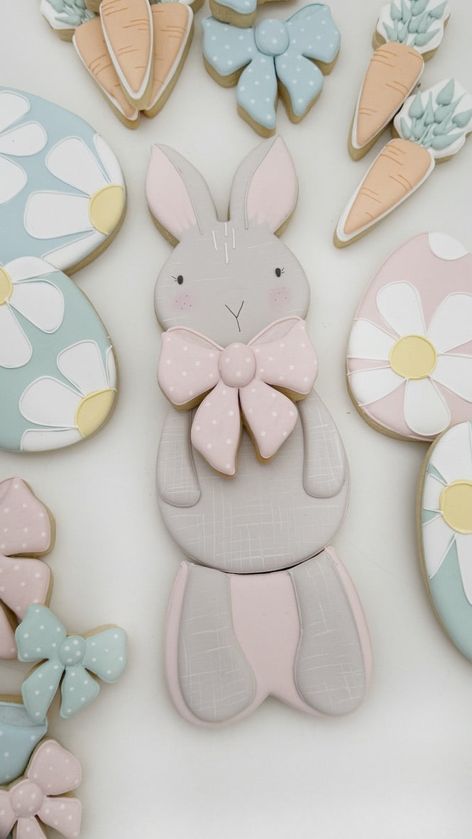 Bunny Platter Cookie Cutter STL File Set for 3D Printing