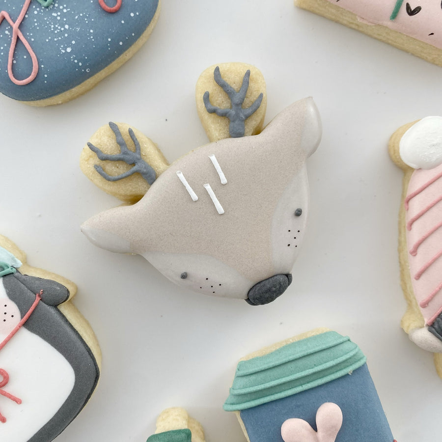 Reindeer Cookie Cutter STL File for 3D Printing