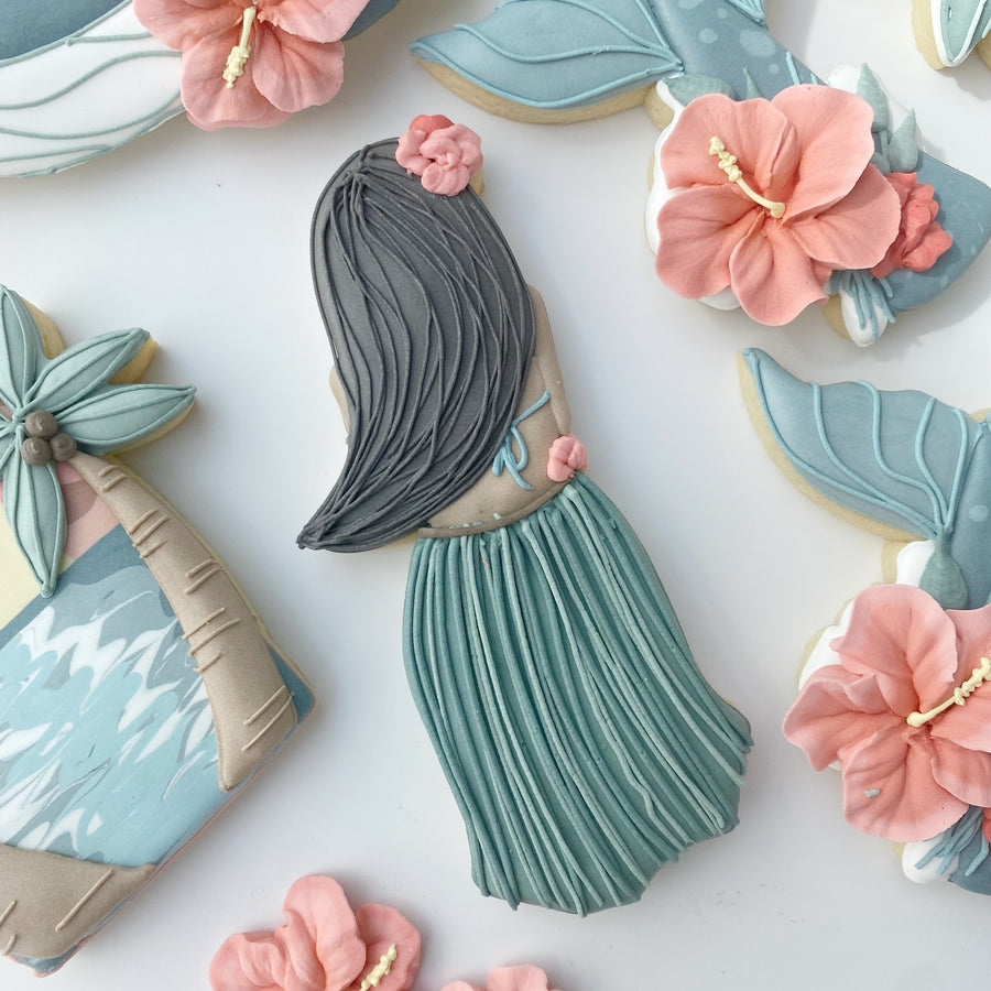 Hula Girl Cookie Cutter STL File for 3D Printing