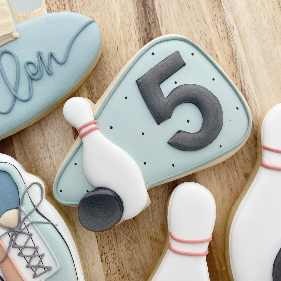 Bowling Pin Plaque Cookie Cutter STL File for 3D Printing