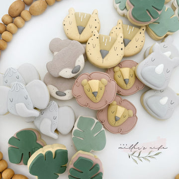 Safari Themed mini Cookie Cutter STL File Set for 3D Printing