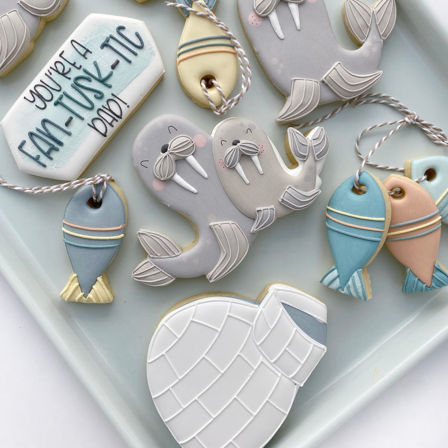 Custom Cookies Fish Fish Cookie Cutter STL File for 3D Printing- Fathers Day – The Millers ...