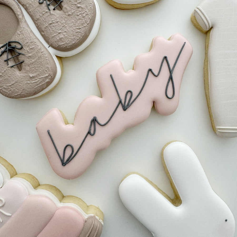 Baby Cookie Cutter STL File for 3D Printing