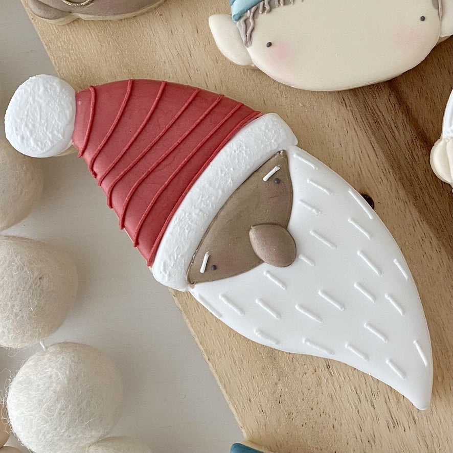 Santa Cookie Cutter STL File for 3D Printing