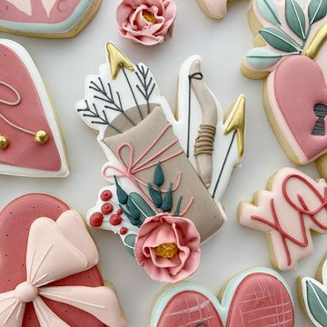 Floral Bow and Arrows Cookie Cutter STL File for 3D Printing