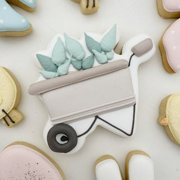 Wheelbarrow Cookie Cutter STL File for 3D Printing