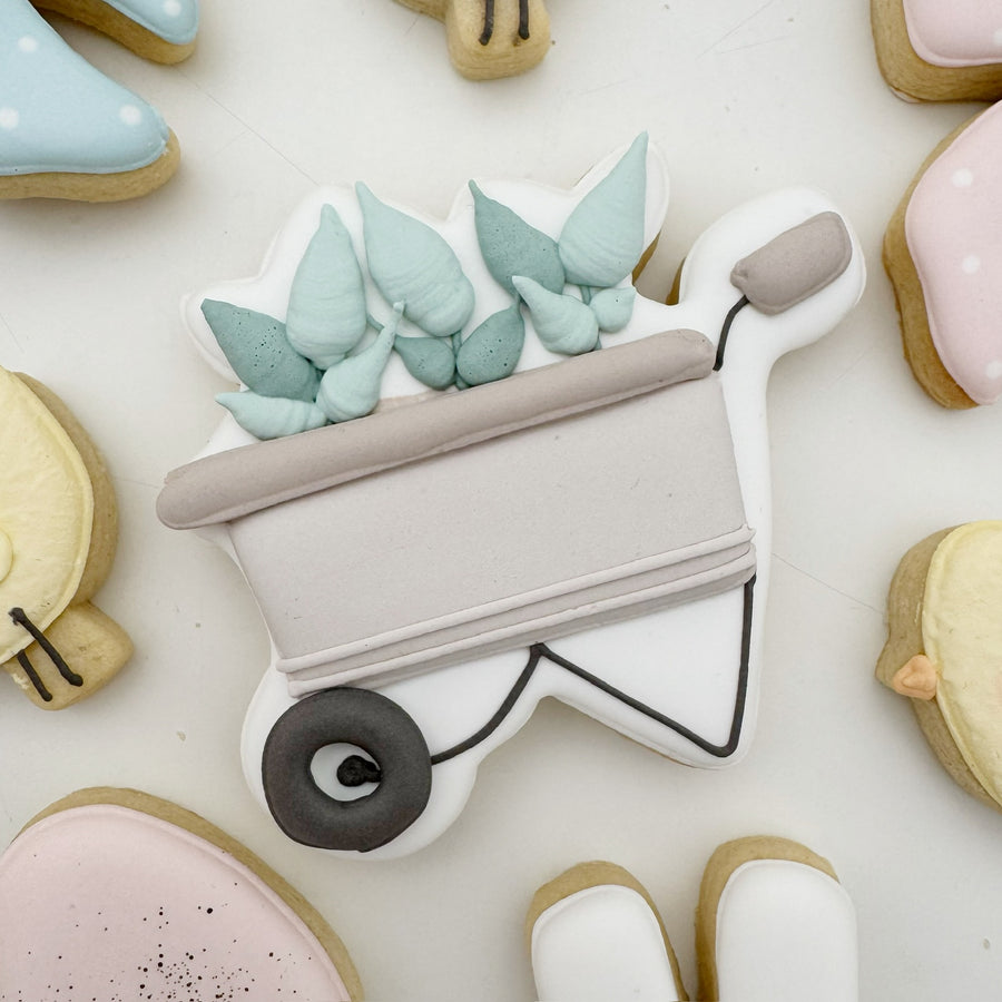 Wheelbarrow Cookie Cutter STL File for 3D Printing