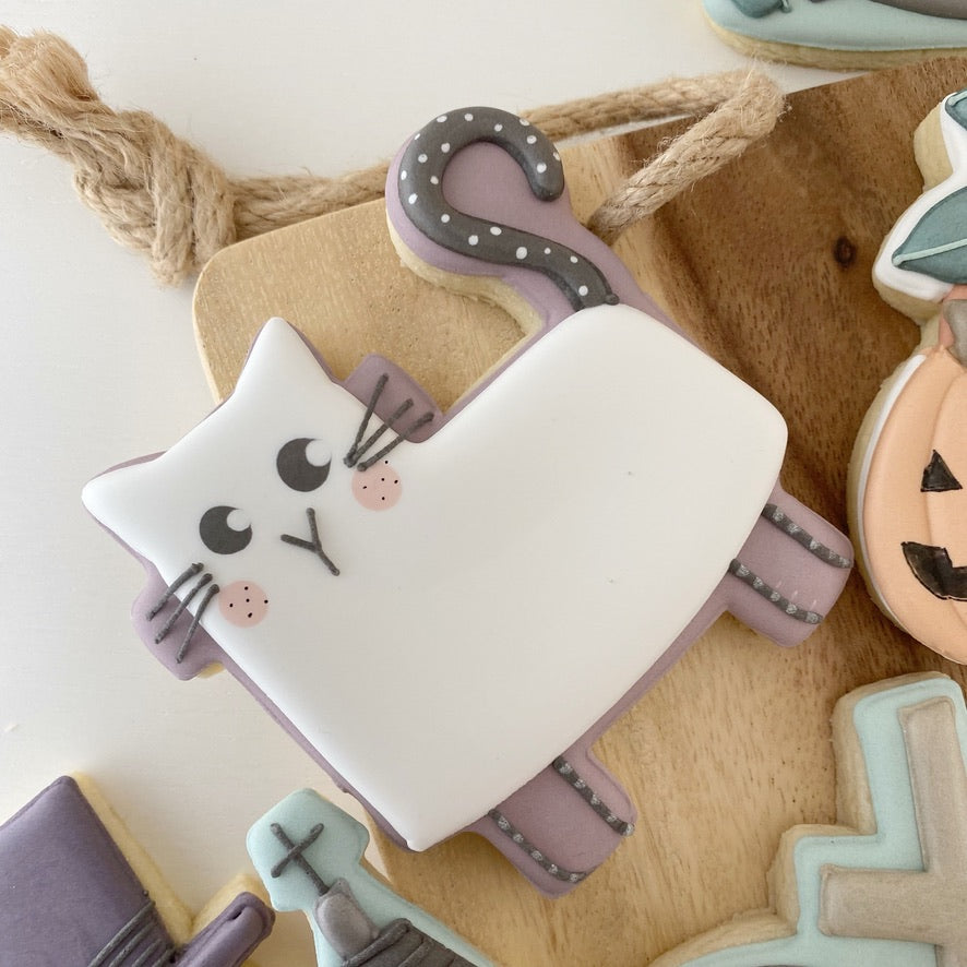 Ghost Cat Cookie Cutter STL File for 3D Printing