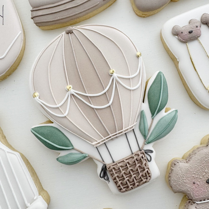 Hot Air Balloon Cookie Cutter STL File for 3D Printing