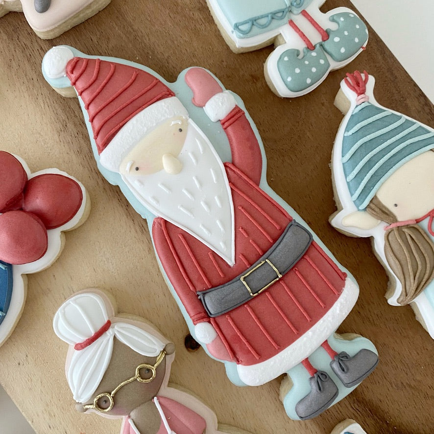Santa Claus Cookie Cutter STL File for 3D Printing