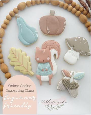 Beginner Fall Cookie Decorating Class Cookie Cutter STL File Set for 3D Printing