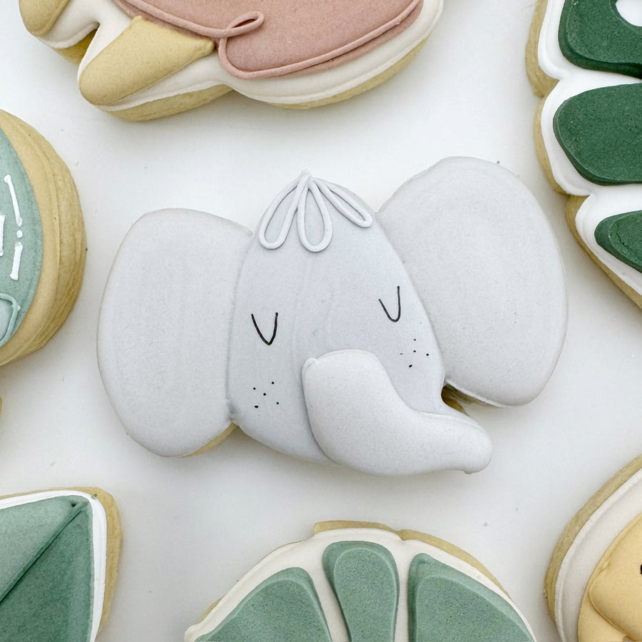 Elephant Head Cookie Cutter STL File for 3D Printing