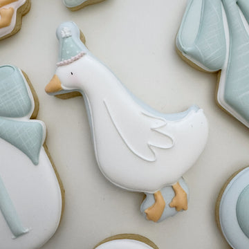 Standing Silly Goose with Hat Cookie Cutter STL File for 3D Printing