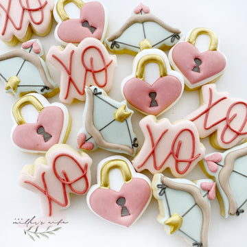 Valentine's Day Mini Cookie Cutter STL File Set for 3D Printing