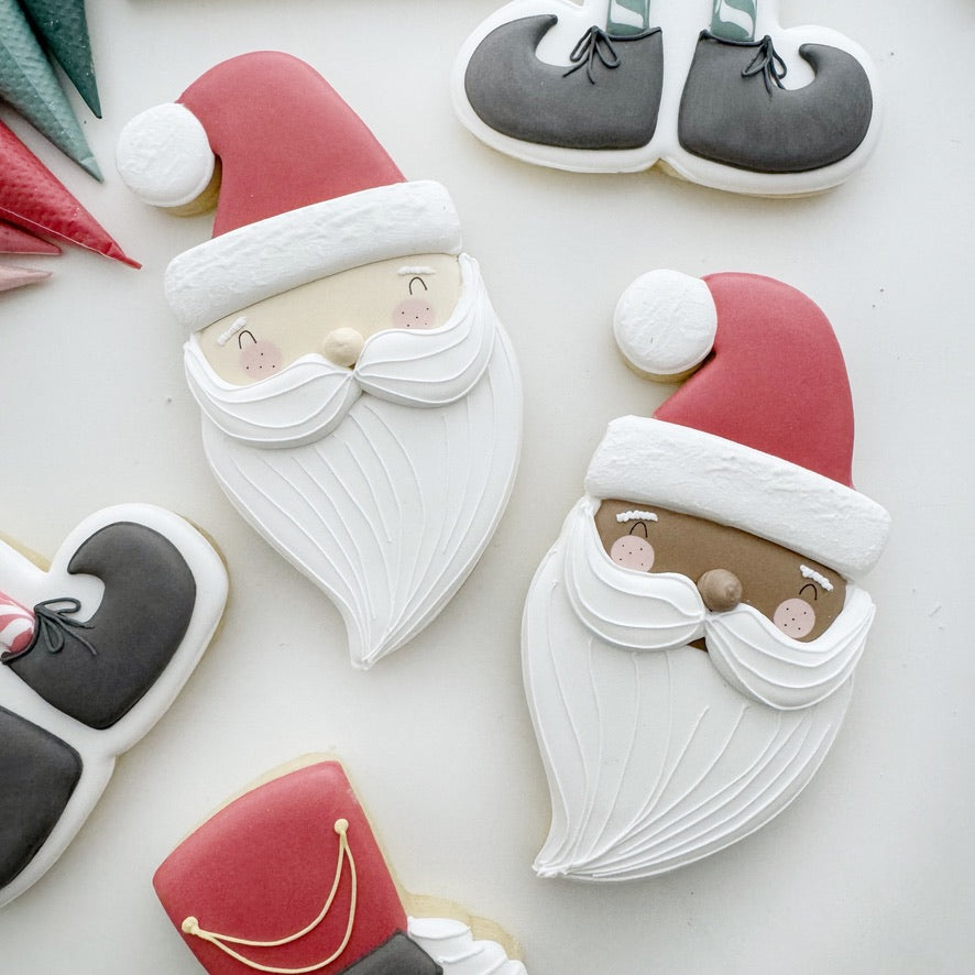 Santa Face Cookie Cutter STL File for 3D Printing