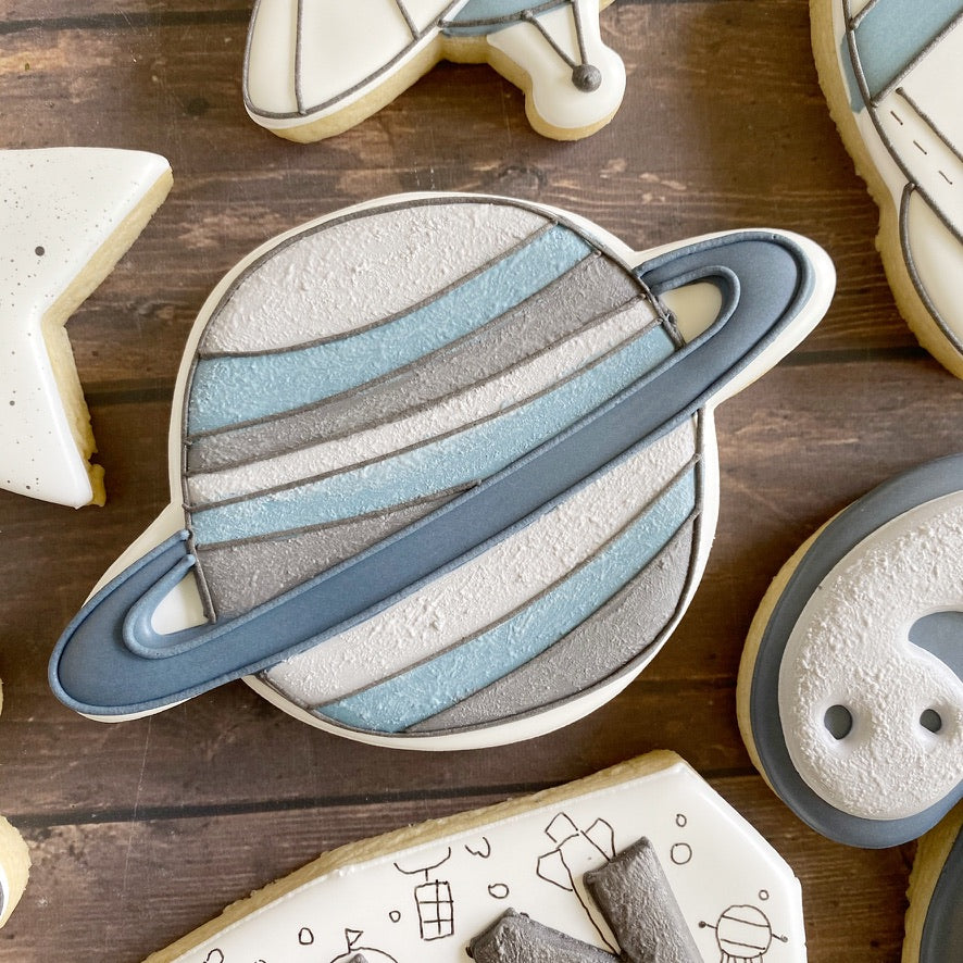 Planet Cookie Cutter STL File for 3D Printing