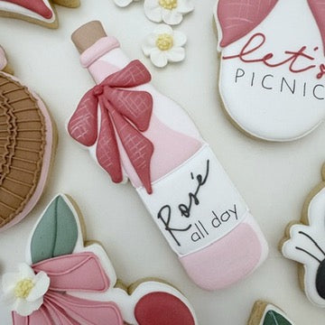 Wine Bottle with Bow Cookie Cutter STL File for 3D Printing
