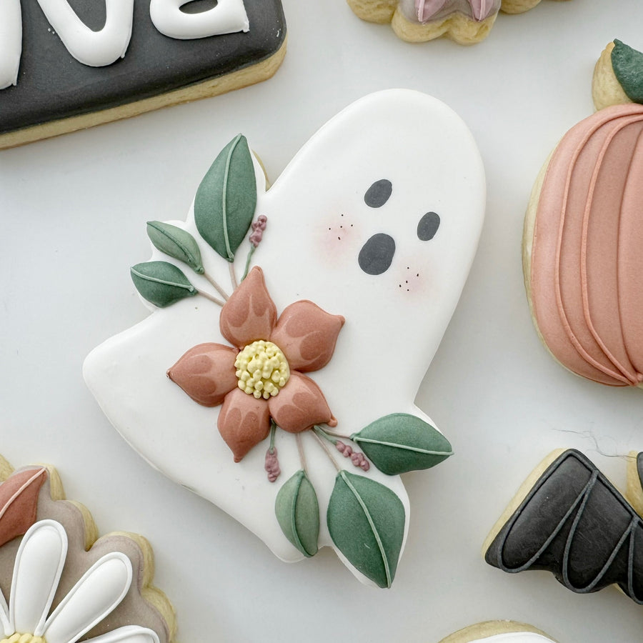 Floral Ghost Cookie Cutter STL File for 3D Printing