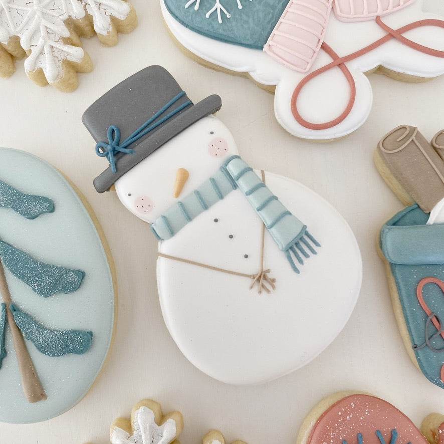 Snowman Cookie Cutter STL File for 3D Printing
