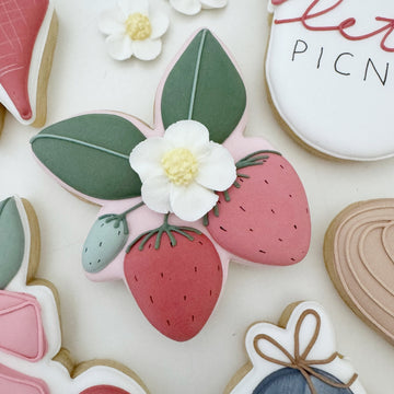 Strawberry Cluster Cookie Cutter STL File for 3D Printing