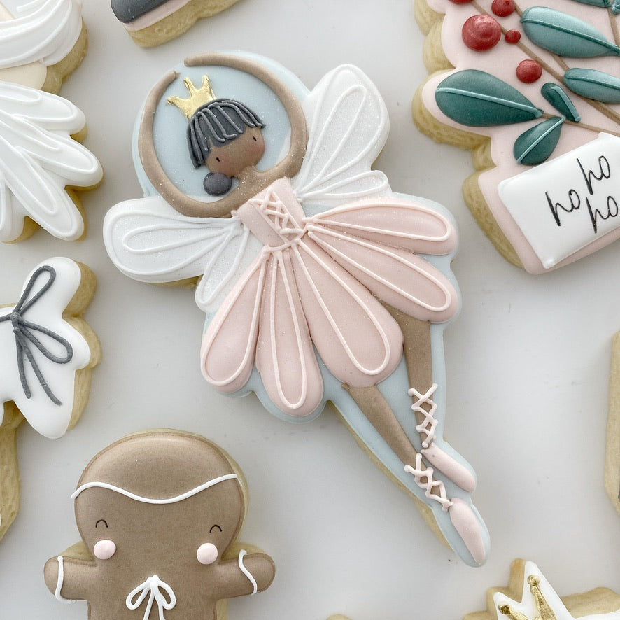 Sugar Plum Fairy Cookie Cutter STL File for 3D Printing