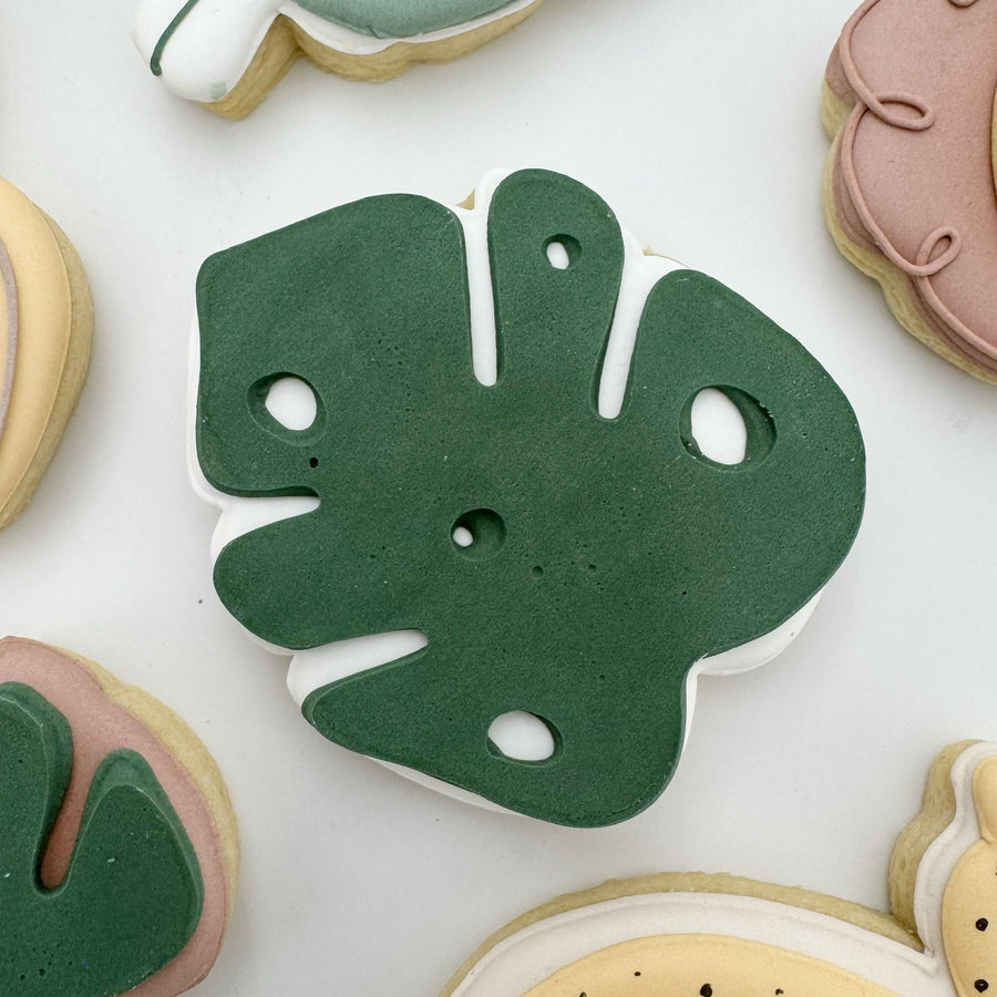 Monstera Leaf Cookie Cutter STL File for 3D Printing