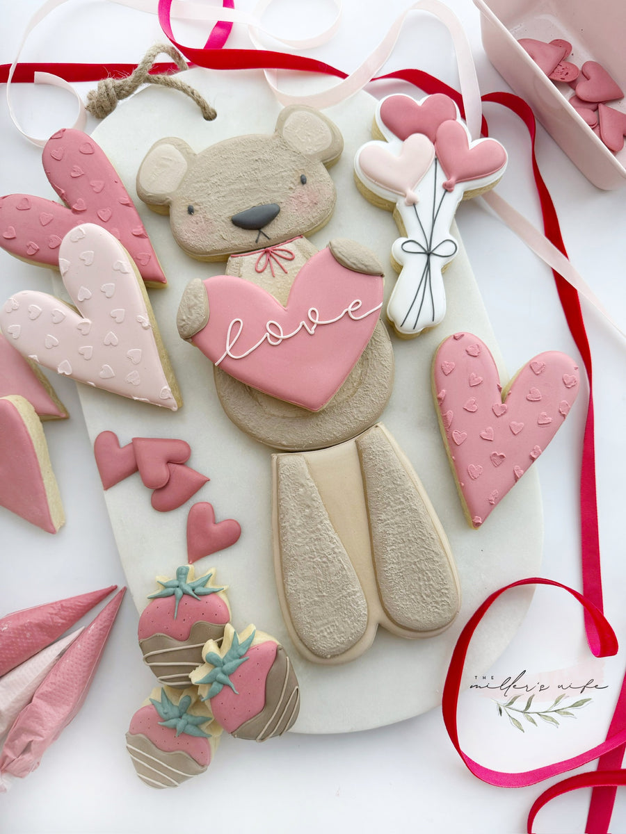 Teddy Bear Platter Cookie Cutters-STL File Set for 3D Printing