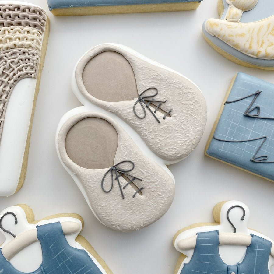 Baby Shoes Cookie Cutter STL File for 3D Printing