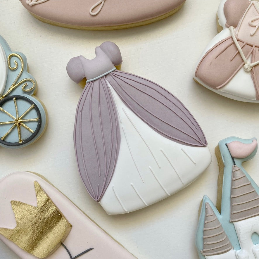 Princess Dress Cookie Cutter STL File for 3D Printing
