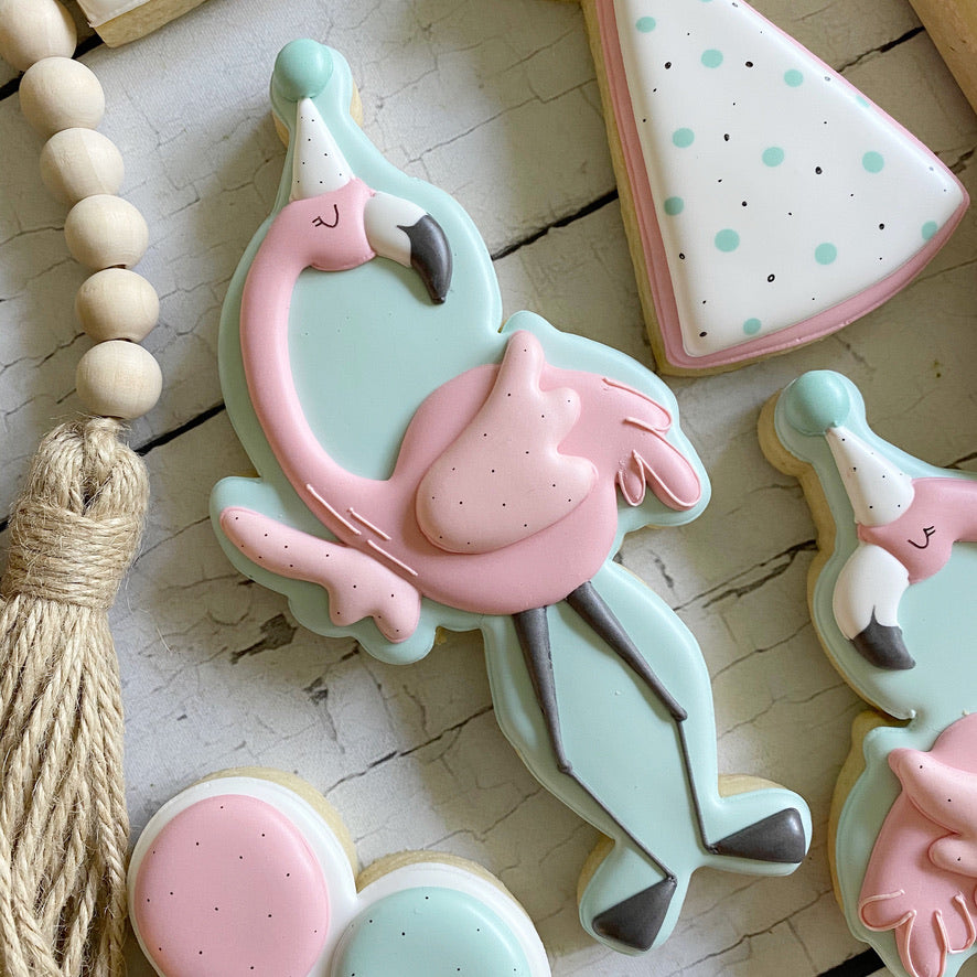 Party Flamingo Cookie Cutter STL File for 3D Printing