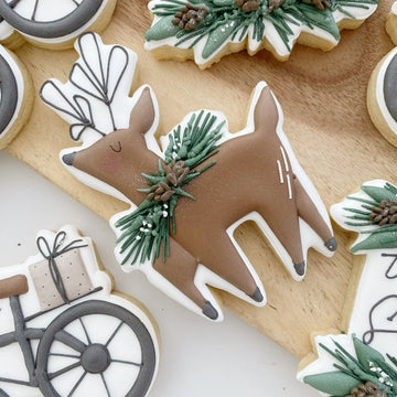 Festive Reindeer Cookie Cutter STL File for 3D Printing