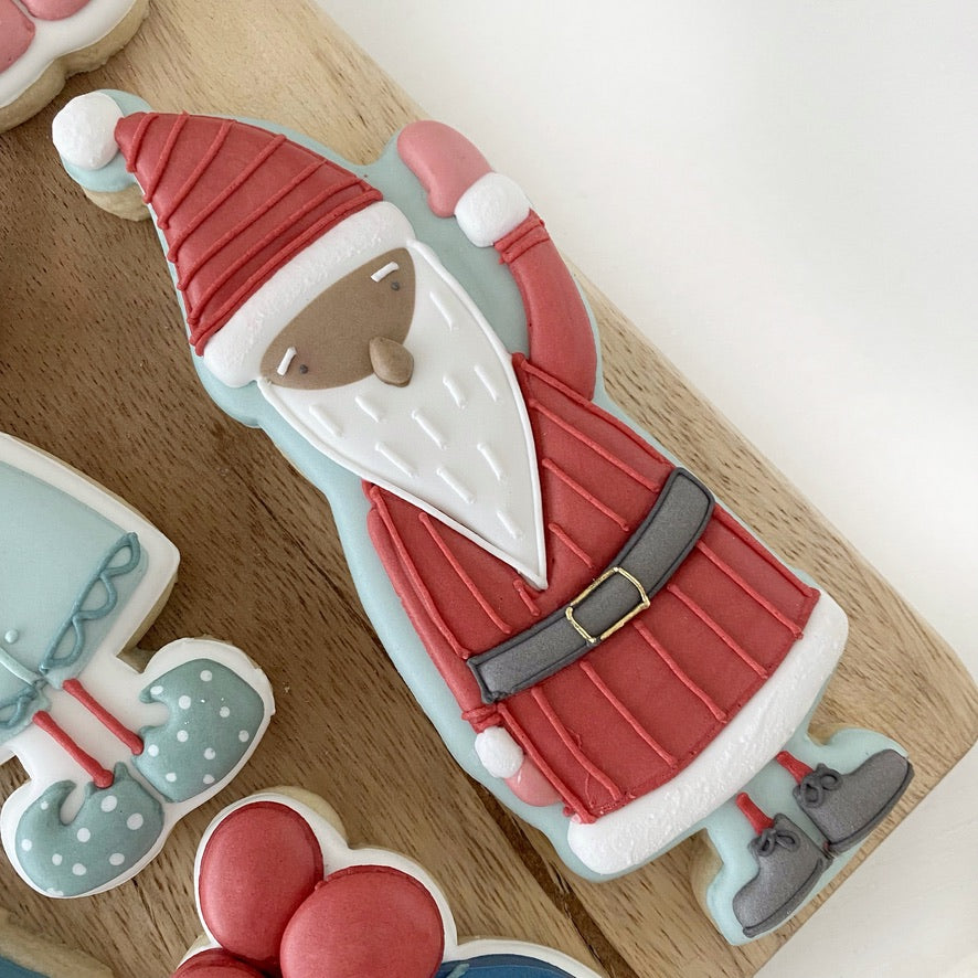 Santa Claus Cookie Cutter STL File for 3D Printing