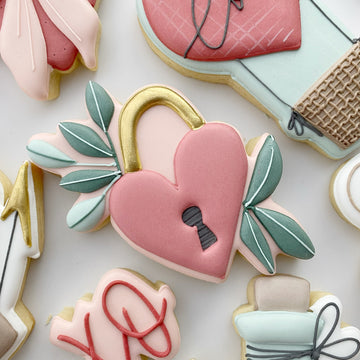 Heart Lock Cookie Cutter STL File for 3D Printing
