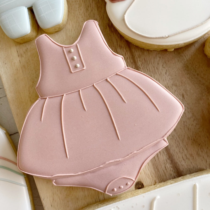 Baby Dress Cookie Cutter STL File for 3D Printing