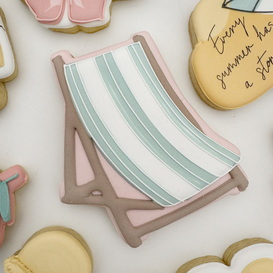 Beach Chair Cookie Cutter STL File for 3D Printing