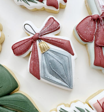 Vintage Diamond Shaped Bowed Ornament Cookie Cutter STL File for 3D Printing