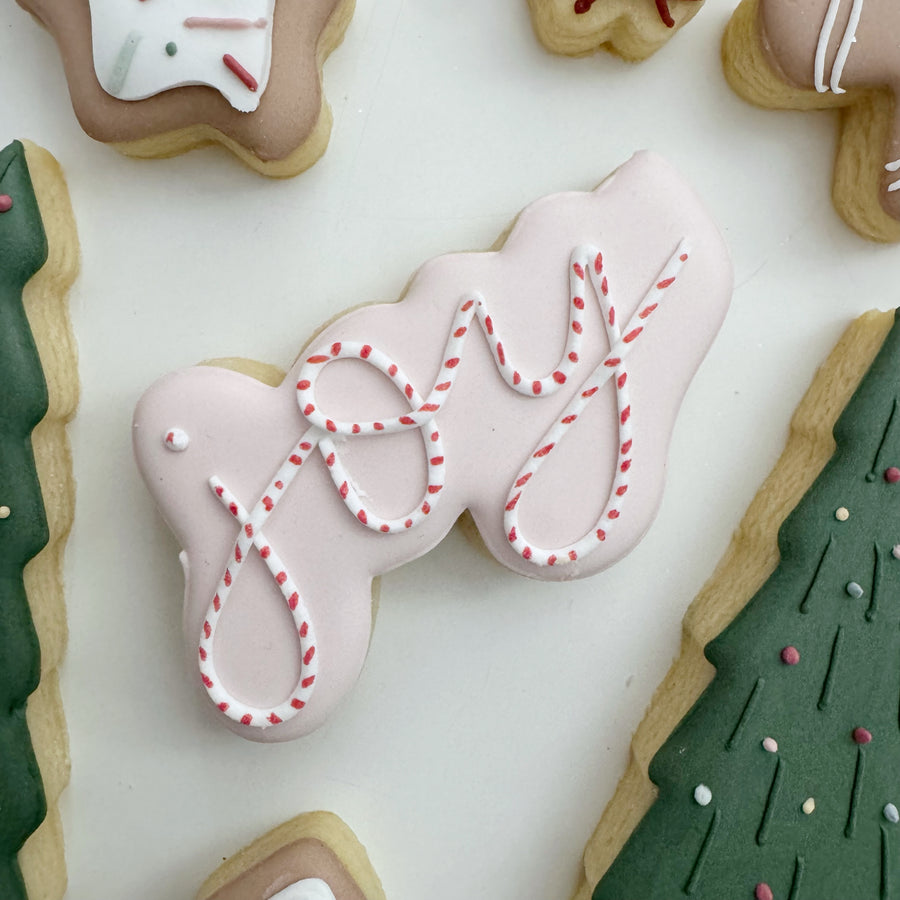 Joy Cookie Cutter STL File for 3D Printing