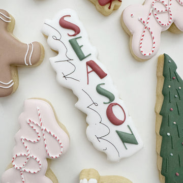 'tis the Season Cookie Cutter STL File for 3D Printing