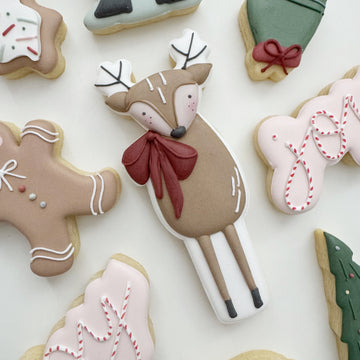 Reindeer with Bow Cookie Cutter STL File for 3D Printing