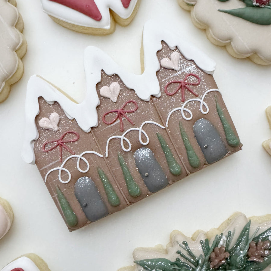 Triple Gingerbread House Cookie Cutter STL File for 3D Printing