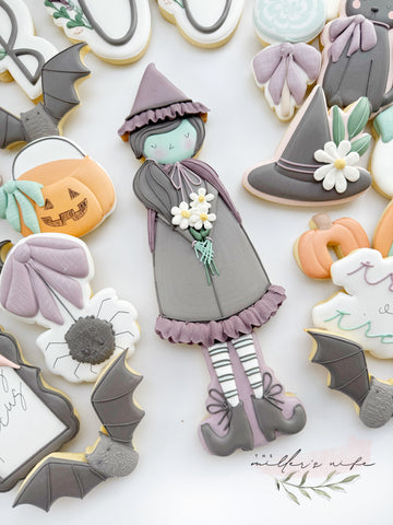 Witch Platter Cookie Cutter STL File Set for 3D Printing