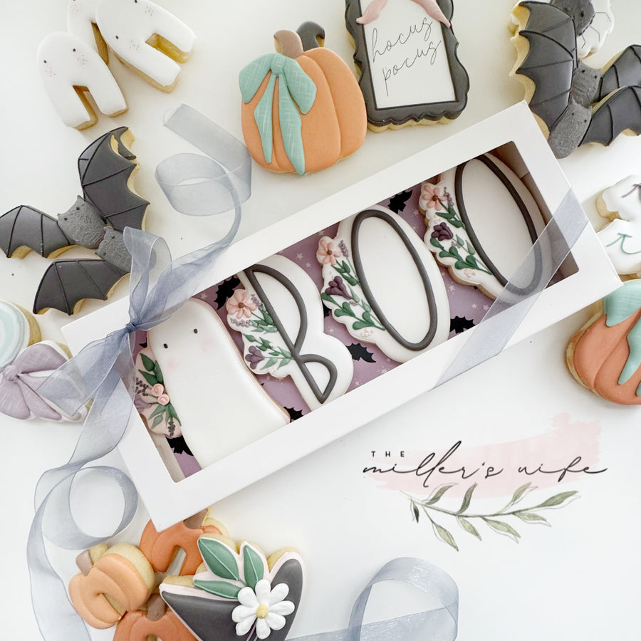 BOO Cookie Cutter STL File Set for 3D Printing