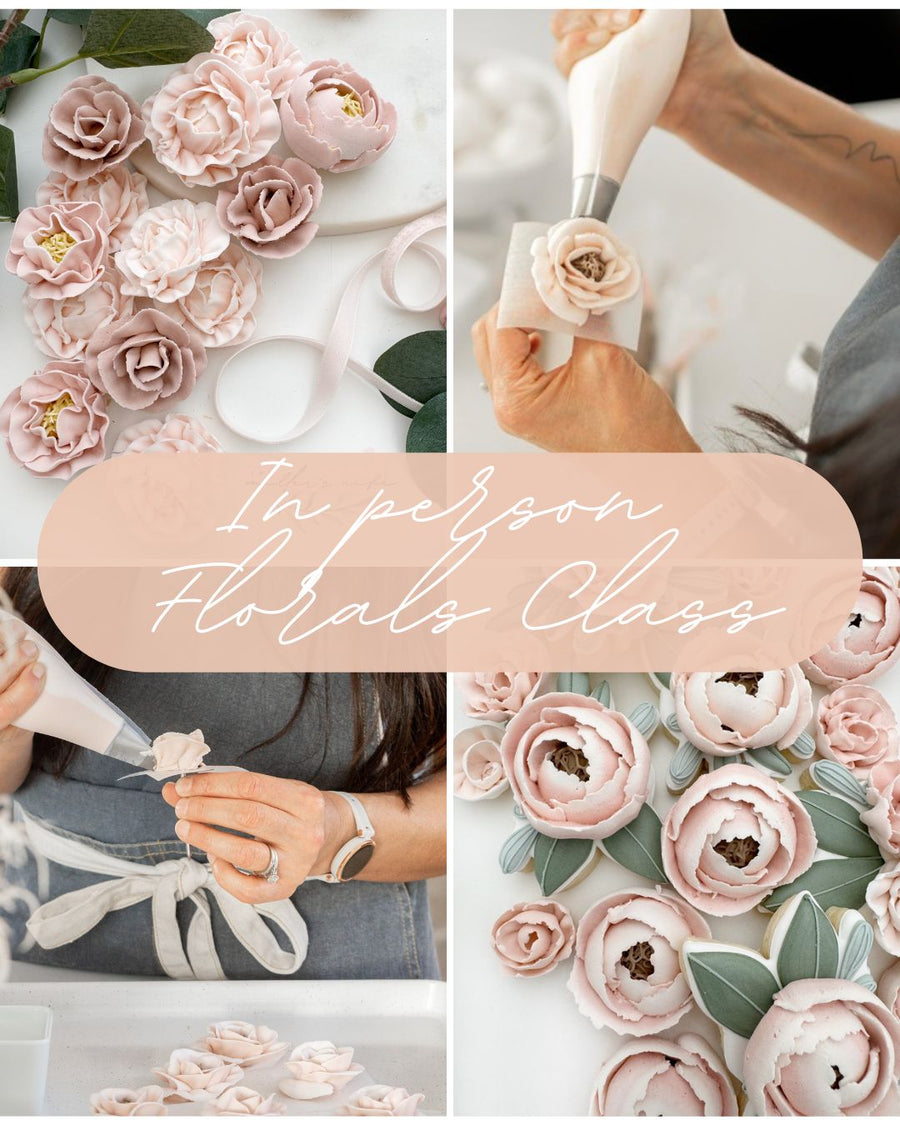 In Person Royal Icing Florals Class-November 22, 2025- 1:00 PM-4:00 PM