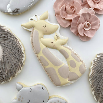 Giraffe Mama Cookie Cutter STL File for 3D Printing