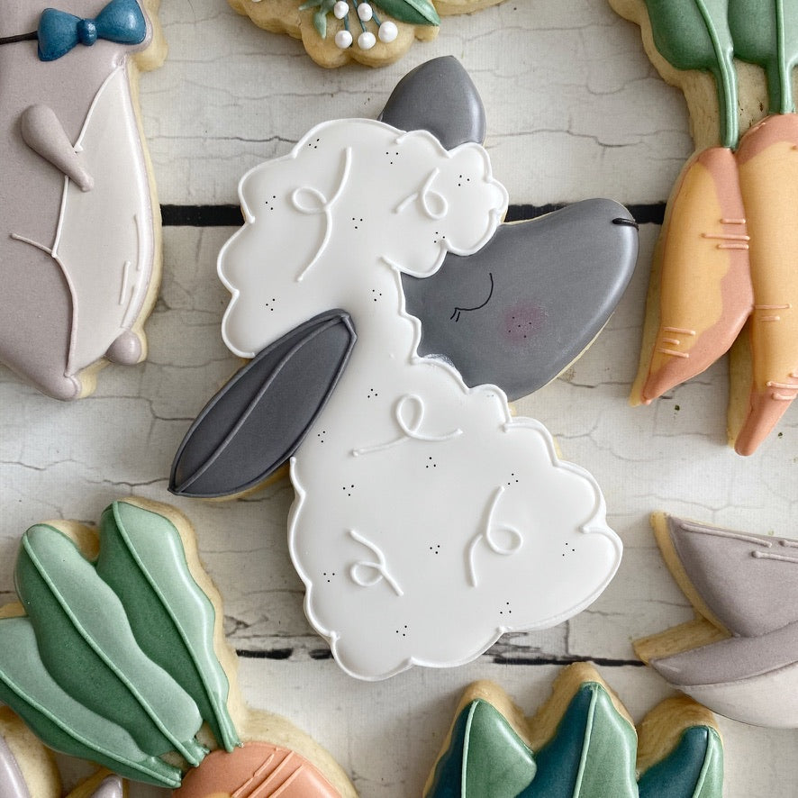 Spring Lamb Head Cookie Cutter STL File for 3D Printing