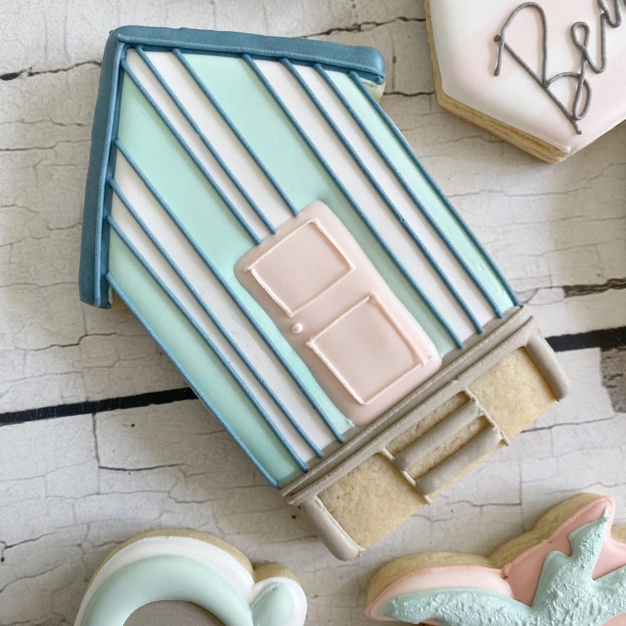 Beach Hut Cookie Cutter STL File for 3D Printing