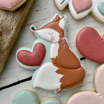Fox with Heart Cookie Cutter STL File for 3D Printing-
