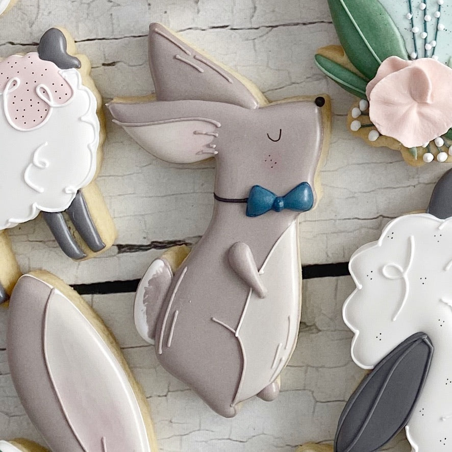 Bow Tie Standing Bunny Cookie Cutter STL File for 3D Printing